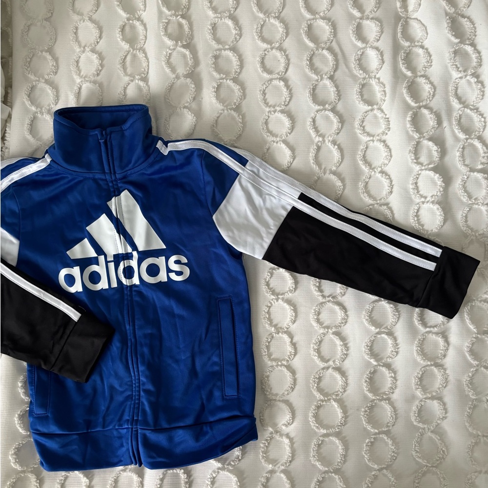 Adidas Royal Blue Zip-Up Jacket - Picture 2 of 4